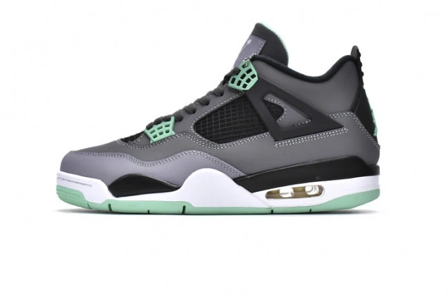 HYPE Air 4 Glow Retro Jordan 308497-033 Green 0805